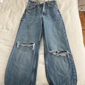 Zara ripped jeans